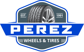 Automotive Tire Shop Logo - About Perez Wheels & Tires La Puente, CA West Covina, CA City of ...