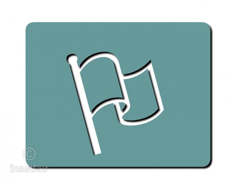 Flying Flag Logo - Flying flag outline logo or icon in jpg and png formats
