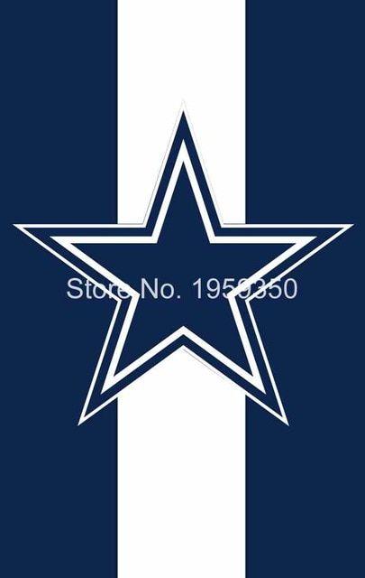 Flying Flag Logo - Dallas Cowboys logo vertail Flying Flag Banner flag 3ft x 5ft 100D ...