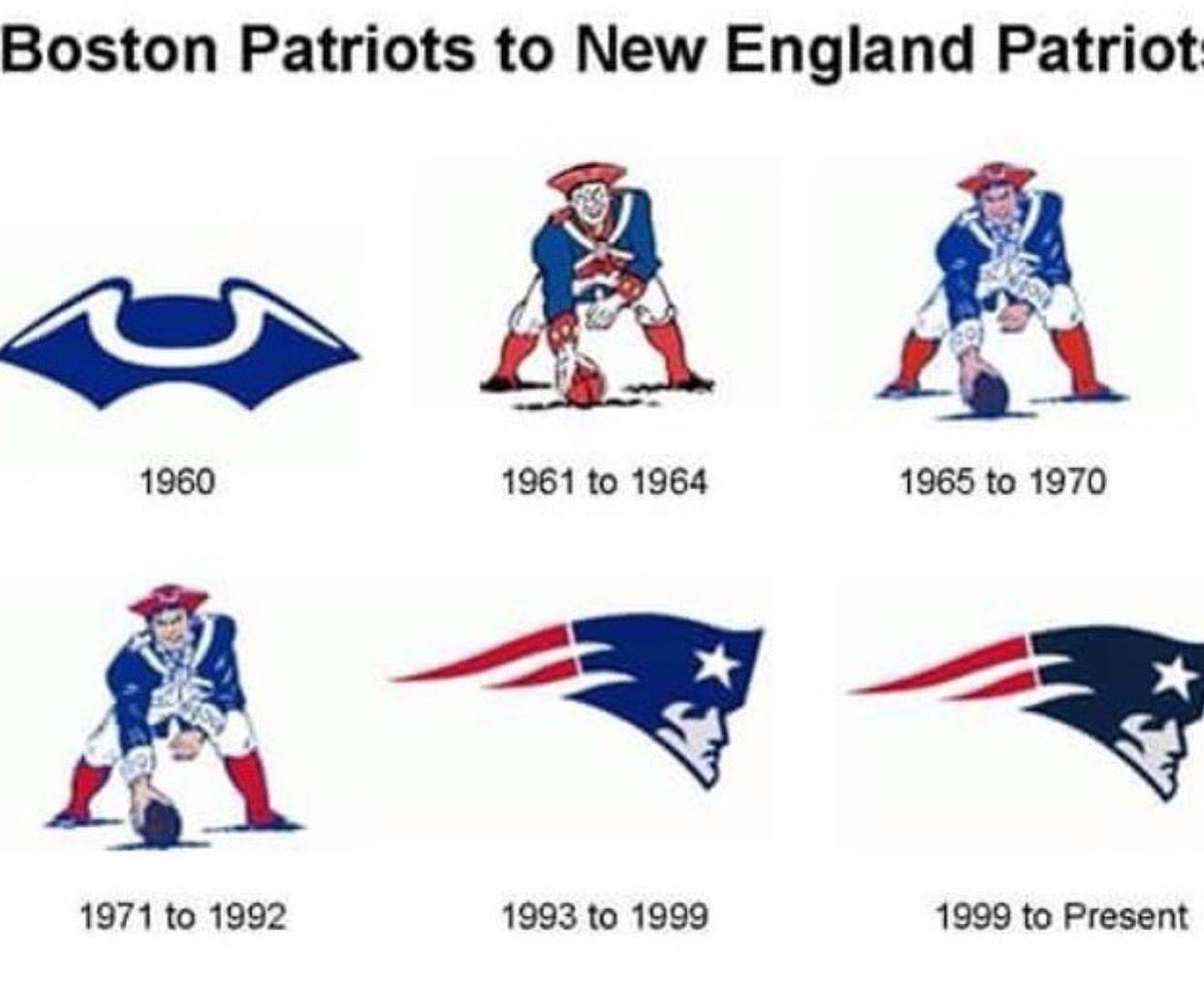 Boston Patriots Logo - Logo Transformation. Patriots and Red Sox. New England