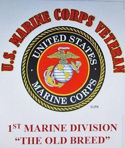 Military Unit Logo - U.S.MARINE CORPS VETERAN EMBLEM* NAME DROP U.S. MARINES MILITARY ...