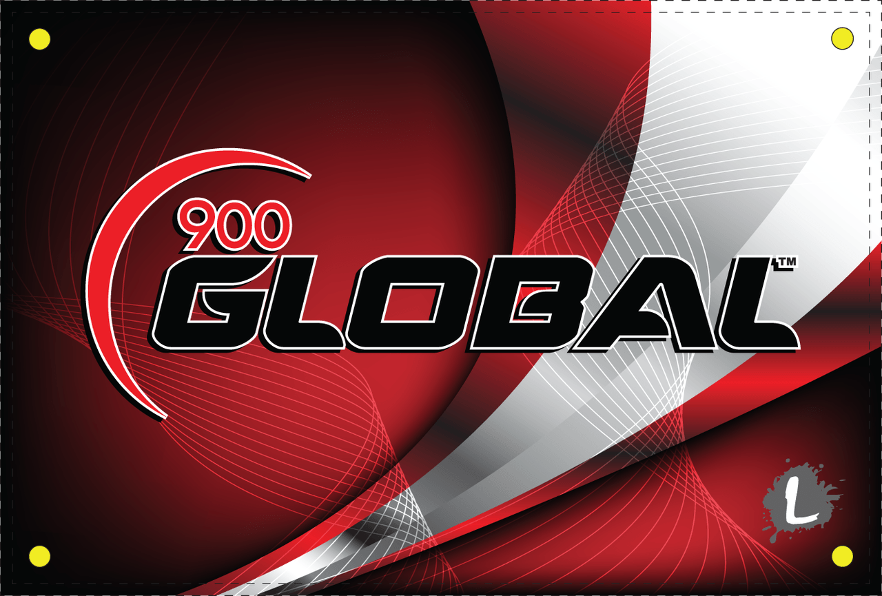 Red Curve Logo - 900 Global Red Curve Dye Sublimated Banner - Logo Infusion