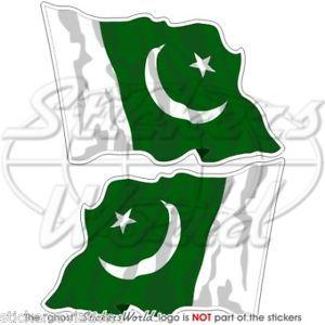 Flying Flag Logo - PAKISTAN Pakistani Flying Flag 75mm (3