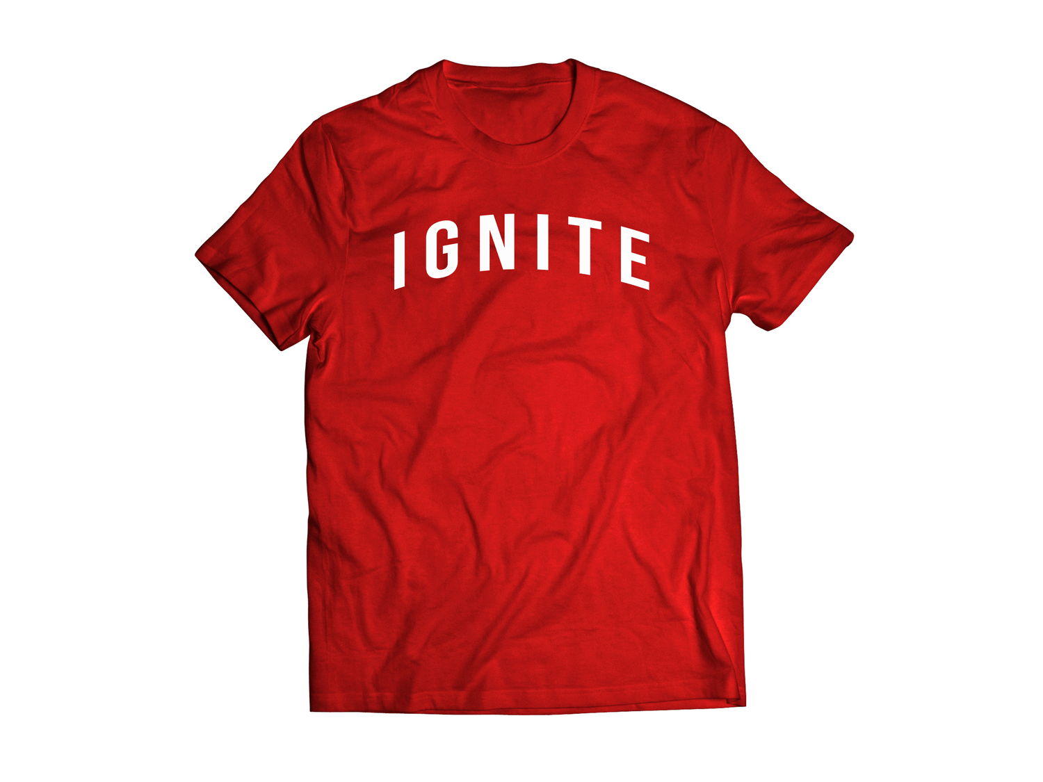 Red Curve Logo - RED CURVE LOGO TEE | IGNITE APPAREL CO.