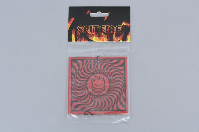 Air Swirl Logo - Spitfire Box Swirl Air Freshener Black / Red Cherry Scent from Slam