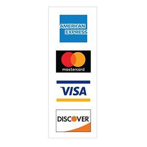 Vertical Credit Card Logo - American Express® Signage Bulk Order Form