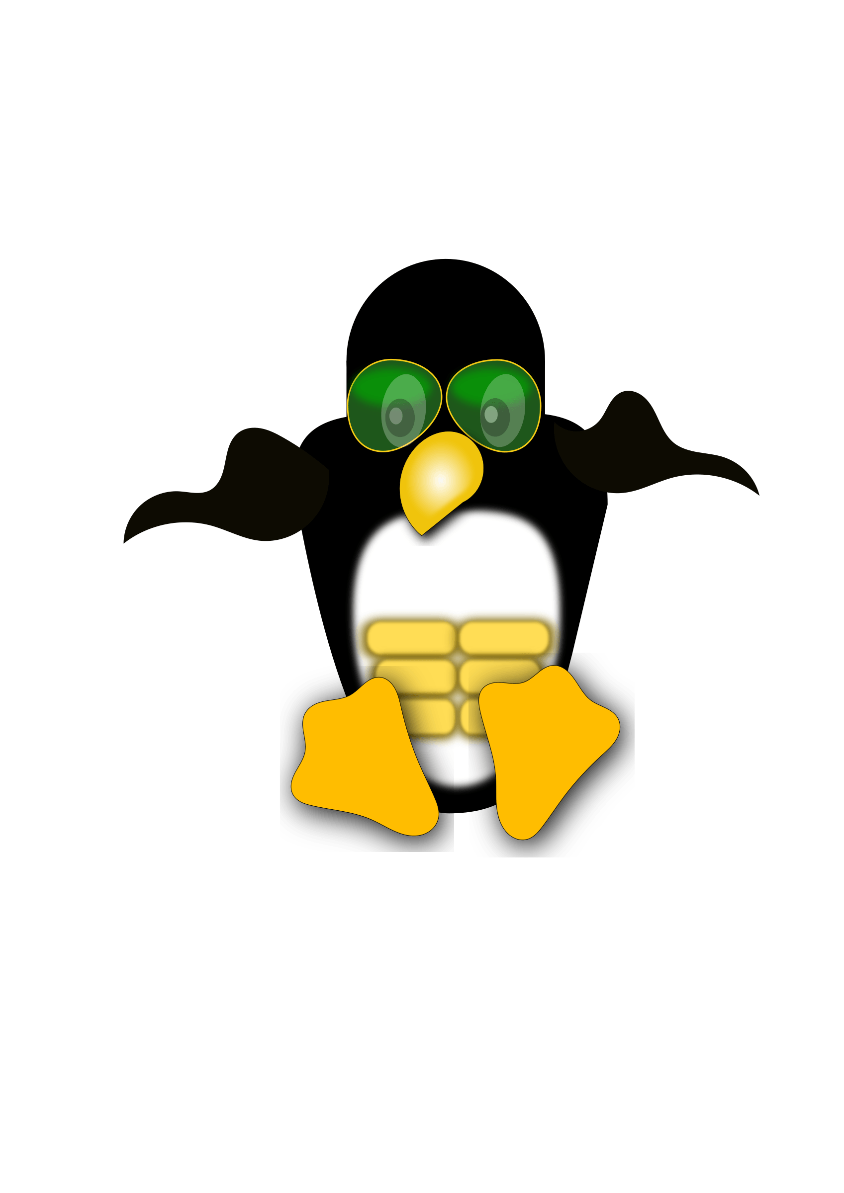 Linux Logo - Clipart - Linux Logo Penguin