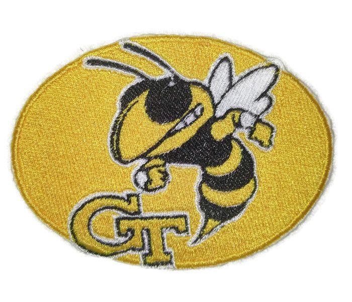 Georgia Tech Yellow Jackets Logo - Georgia Tech Yellow Jacket Logo Iron On Patch - Beyond Vision Mall