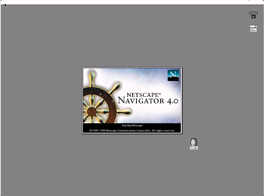Netscape Ship Logo - Oldweb.today which can surf the Internet with Internet browsing