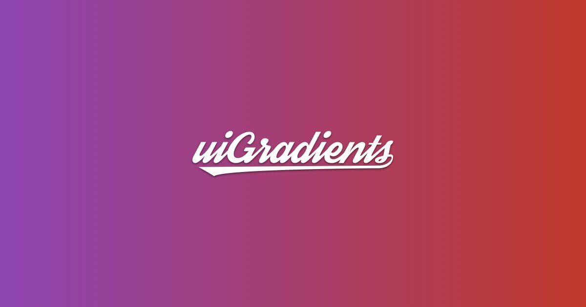 Crimson Colored Logo - uiGradients - Beautiful colored gradients