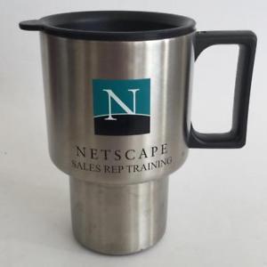 Netscape Navigator Logo - Netscape Navigator Logo Stainless Travel Mug Cup Internet Browser ...