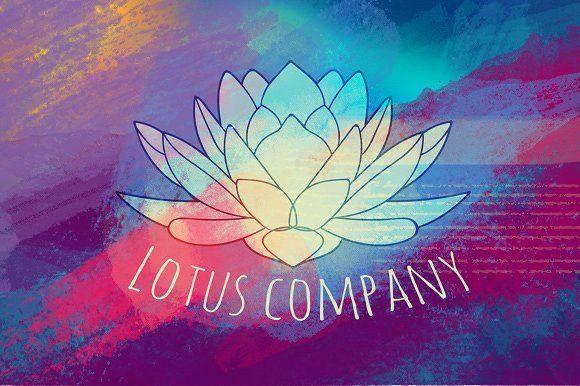 Purple Lotus Flower Logo - Lotus Flowers: Logo Bundle Icon Creative Market