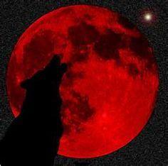 Black Wolf Red Moon Logo - Best Blood Moon Arts image. Beautiful moon, Full moon, Moonlight