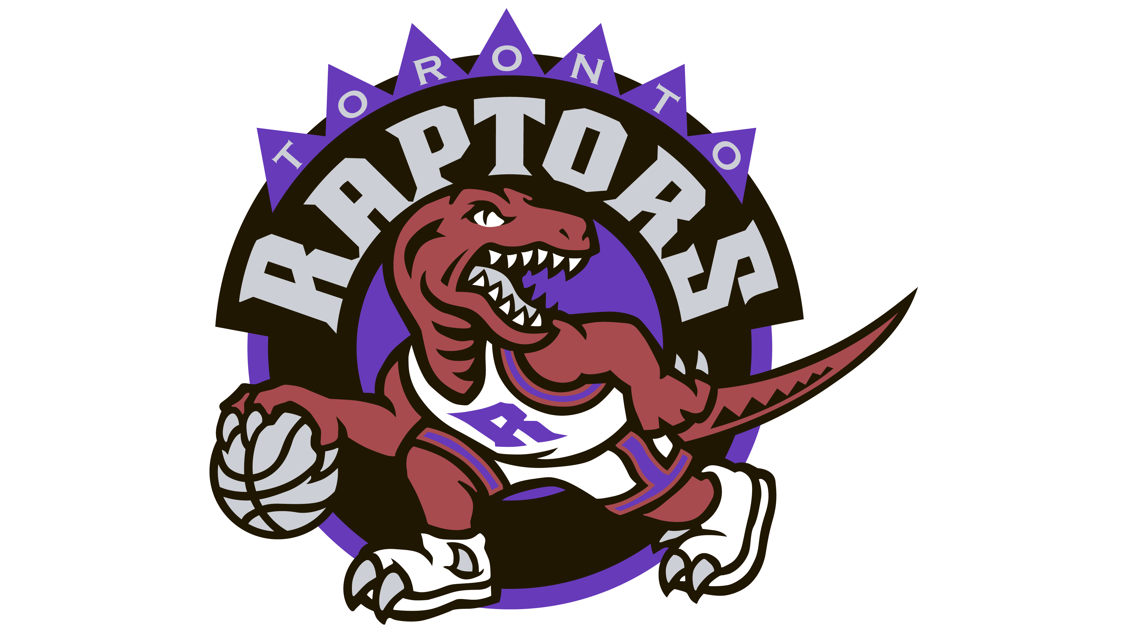 Red Violet Logo - Toronto Raptors logo History of the Team Name and emblem
