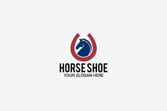 Horse Shoe Logo - horse shoe ~ Logo Templates ~ Creative Market