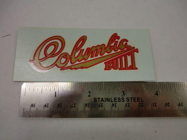 Columbia Bike Logo - Decal Listing