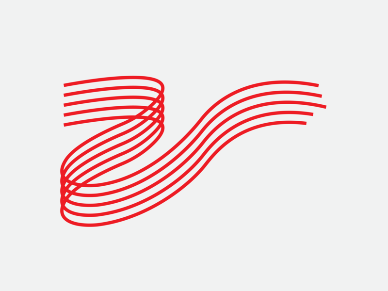 Red Curve Logo - R curve Logo design by Istiak Ahmed Shawon | Dribbble | Dribbble