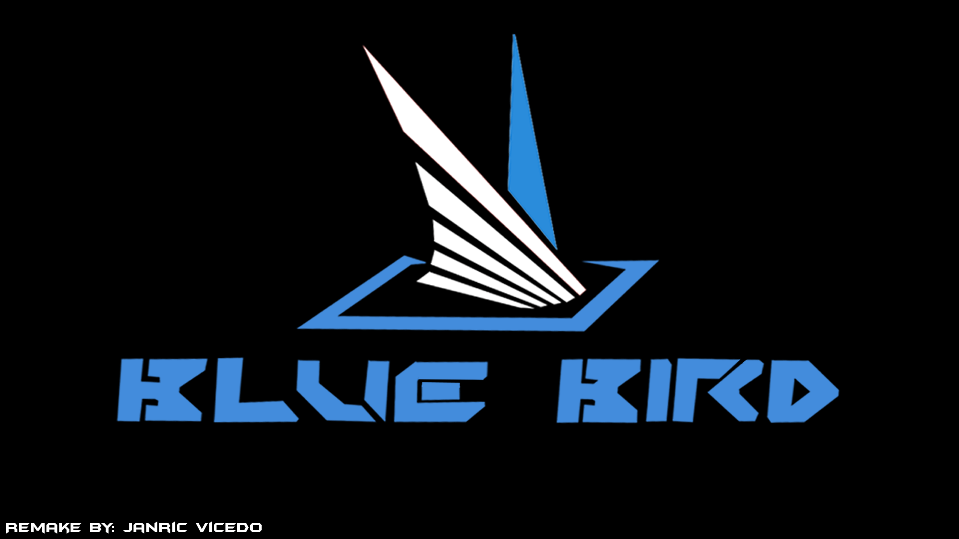 Two Blue Bird Logo - circle two connected worlds Blue Bird Remake. - Album on Imgur
