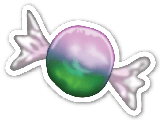 Candy Emoji Logo - Candy