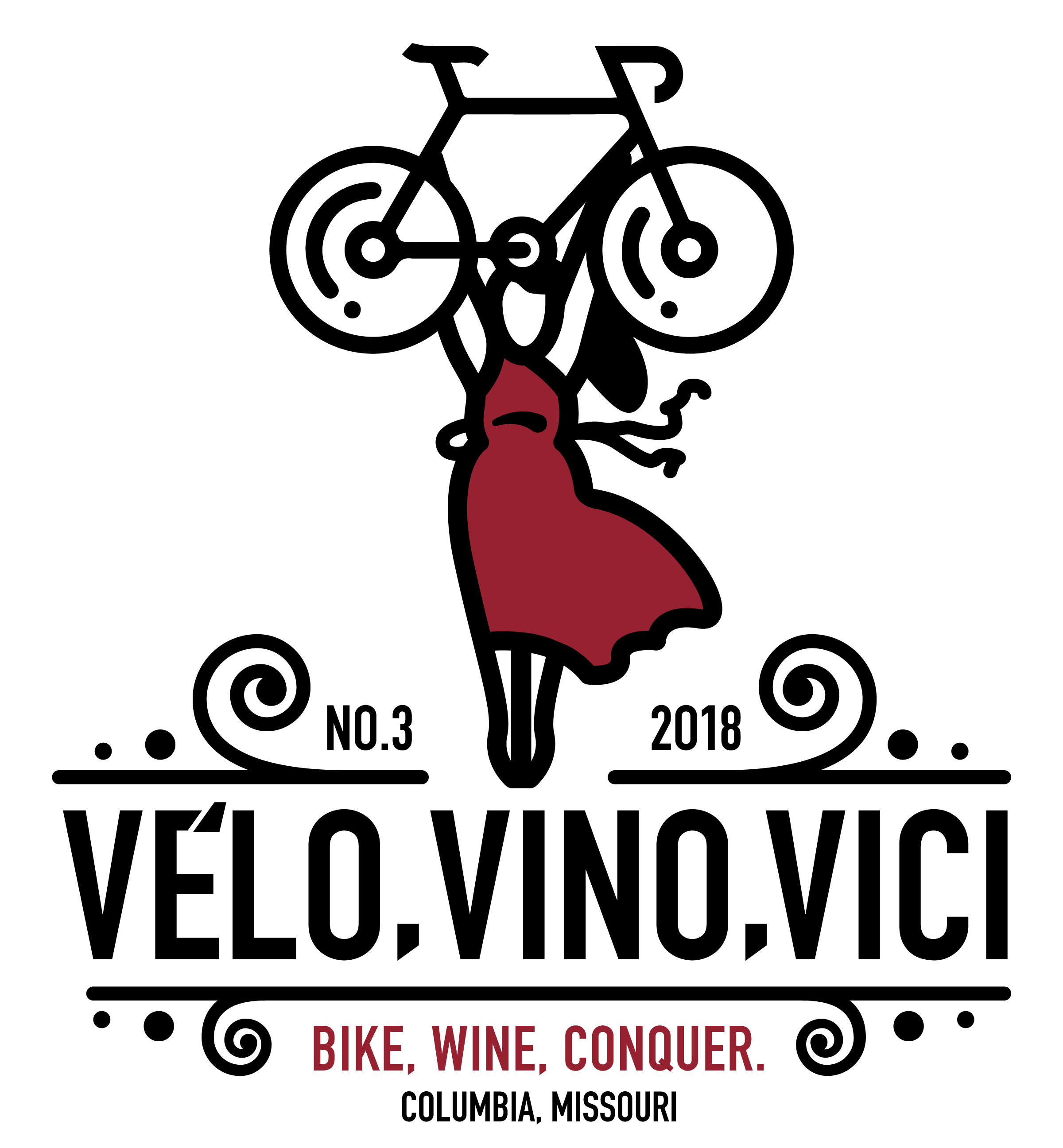 Columbia Bike Logo - Vélo Vino Vici. Bike Wine Conquer