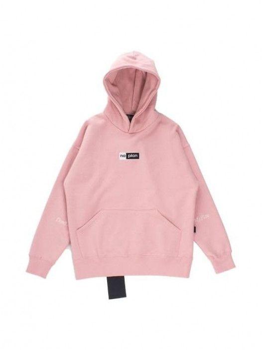 No Box Logo - DON'T ASK MY PLAN No Plan Box Logo Hoodie Pink │Curated Collections ...