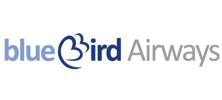 Two Blue Bird Logo - Blue Bird Airways