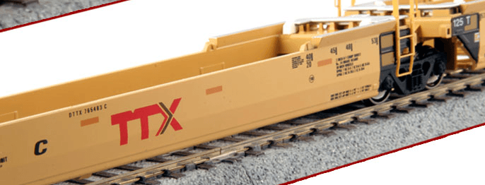 TTX Rail Logo - 106-6192 Gunderson MAXI-I Double Stack Car TTX 
