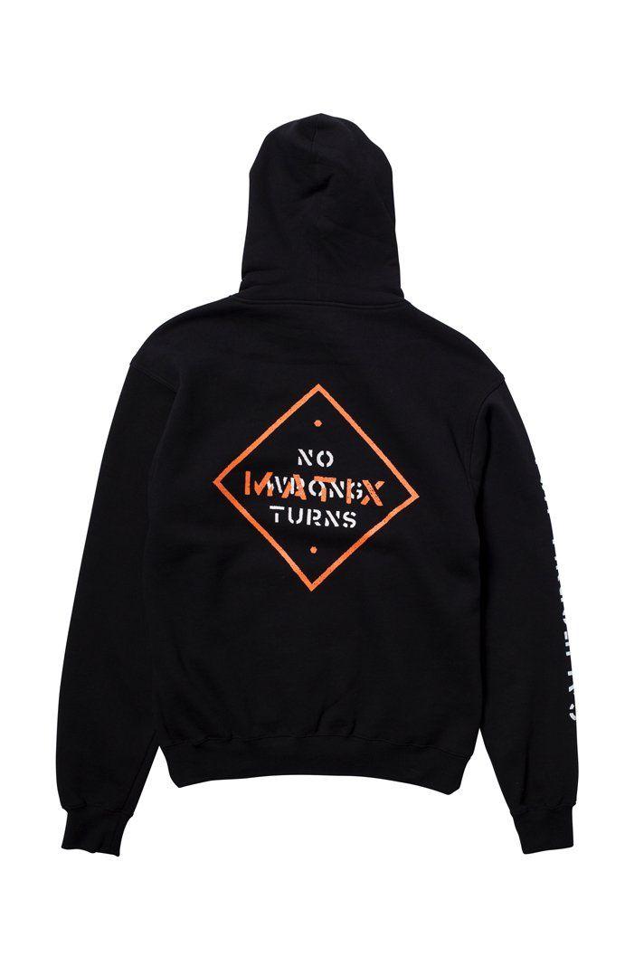Matix Clothing Logo - No Wrong Turns Hood Fleece – Matix Clothing
