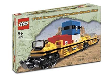 TTX Train Logo - LEGO TTX Intermodel Double Stack Car Train: Toys