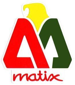 Matix Clothing Logo - Matix Clothing Skateboard Sticker skate snow surf board bmx red ...