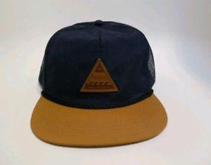 Matix Clothing Logo - Matix Clothing Navy/Mustard Triangle Logo California Trucker Hat ...