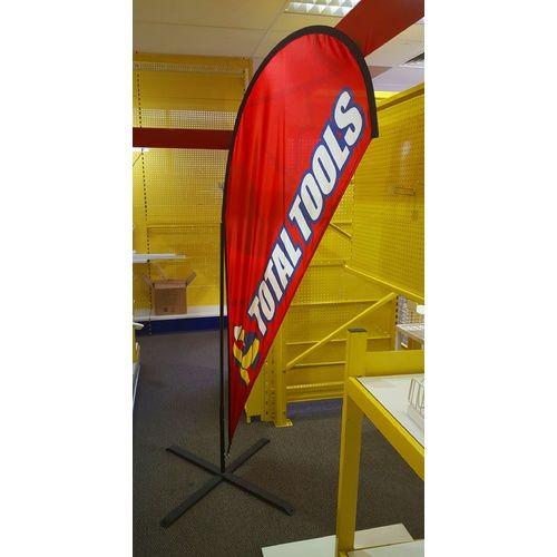 Double Tear Drop Logo - TT527 - 2.3M Double Tear Drop Banner