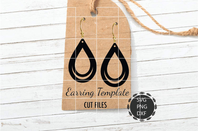 Double Tear Drop Logo - TearDrop Earrings Svg, Tear Drop, Double Cut Earrings Svg