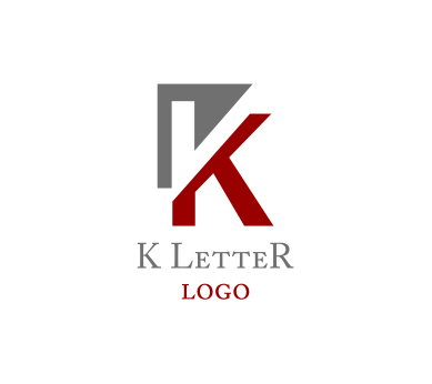 K Brand Logo - K cut letter alphabets inspiration vector logo design download ...