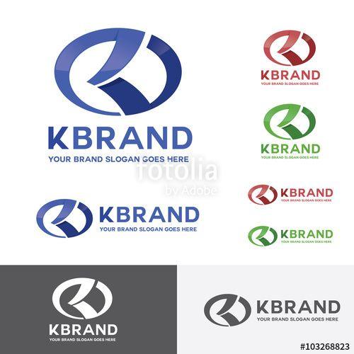 K Brand Logo - Letter K Logo, Letter K Brand Identity, Letter K Company badge