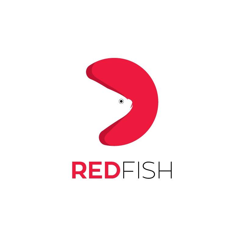 Red Fish Logo - Red Fish Creative LogoLOGO