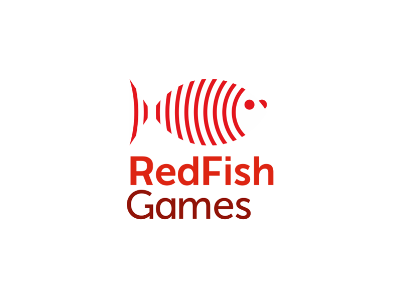 Red Fish Logo - Red Fish games studio logo design by Alex Tass, logo designer ...
