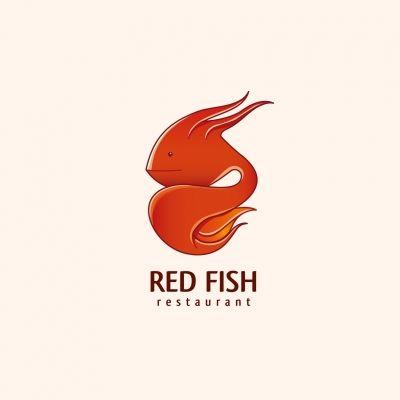 Red Fish Logo - Red Fish. Logo Design Gallery Inspiration