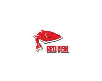 Red Fish Logo - Red Fish Designed