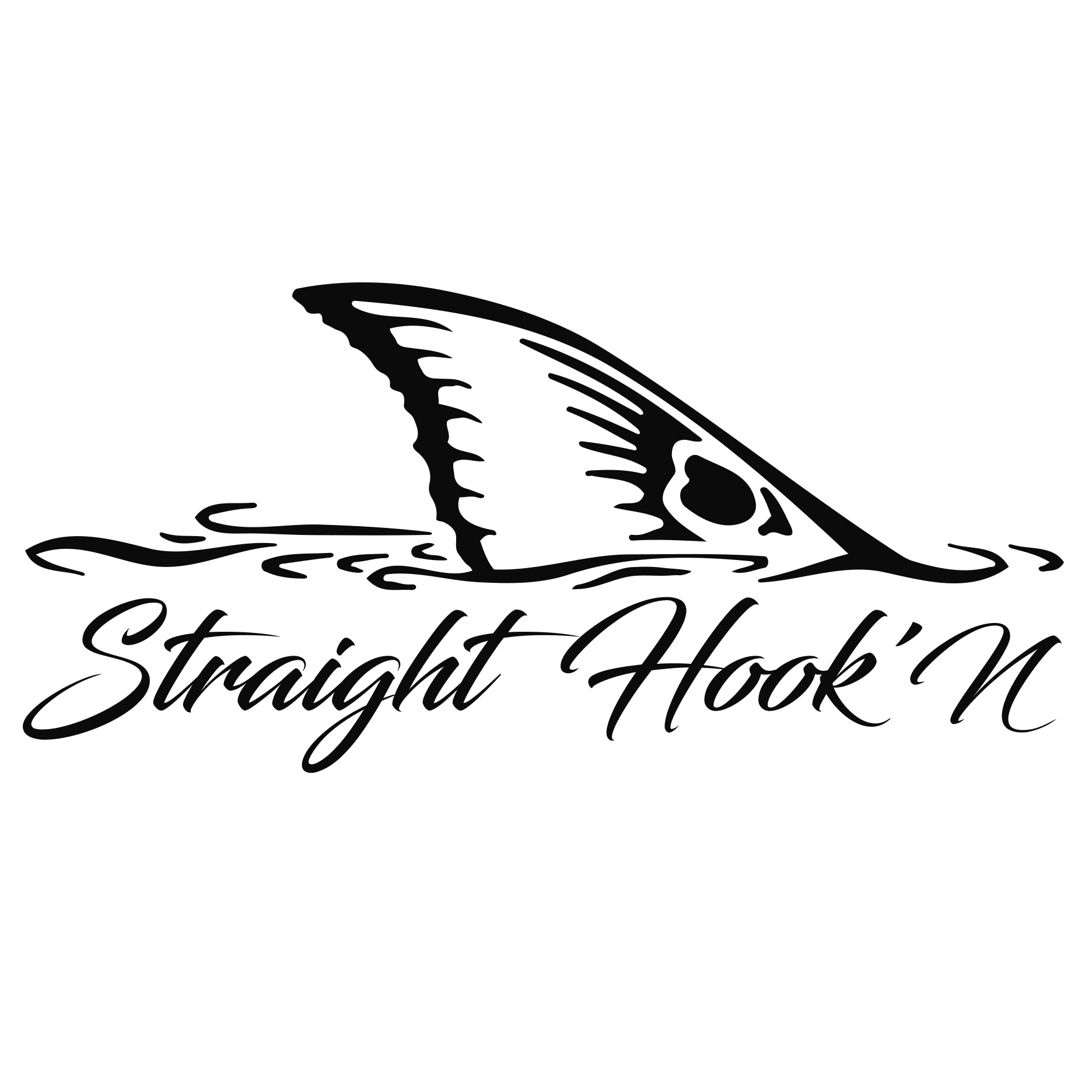 Red Fish Logo - Straight Hook'N Red Fish Sticker | Straight Hook'N Apparel