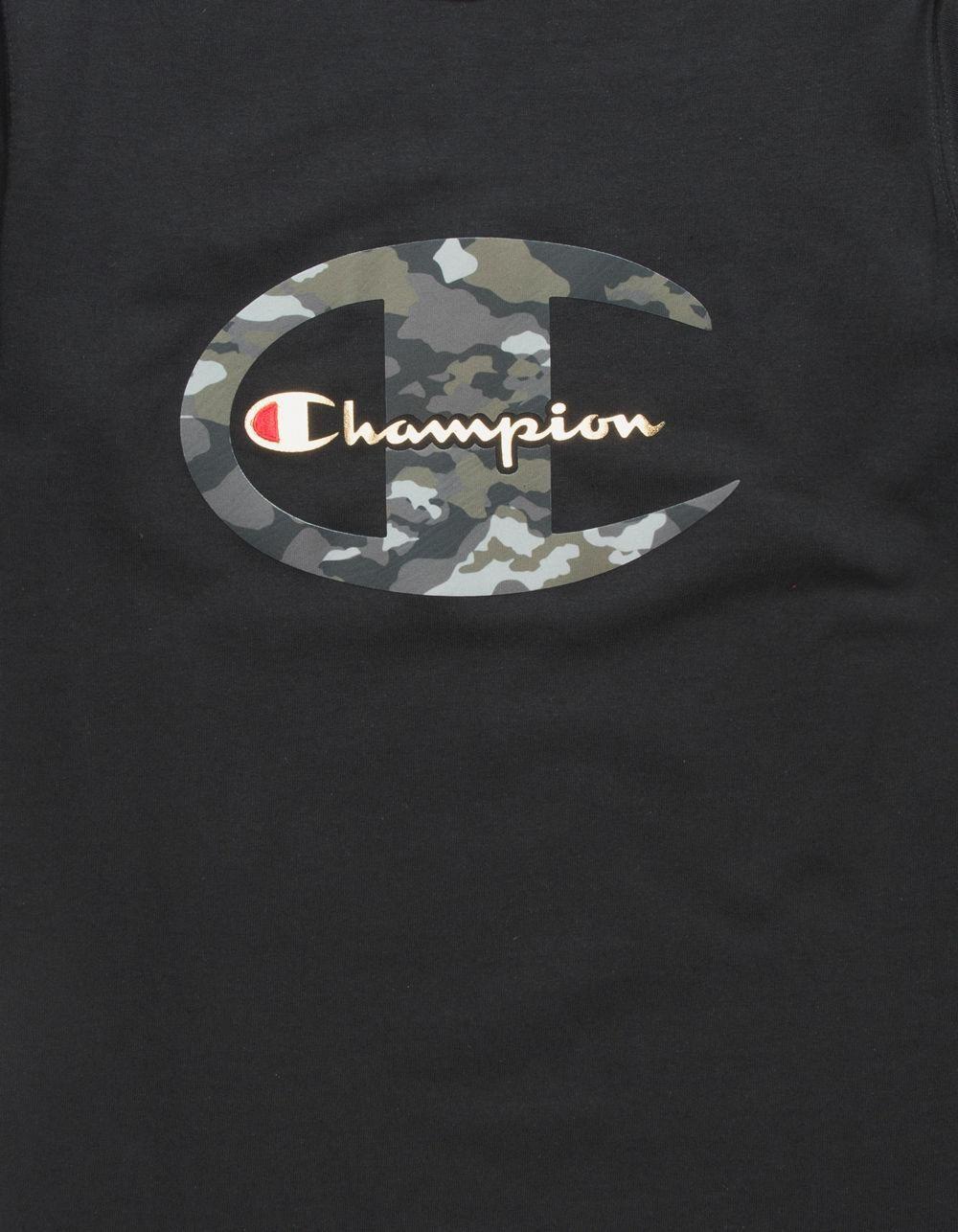 Black Camo Logo - Lyst - Champion Camo & Foil Logo Black Mens T-shirt in Black for Men ...