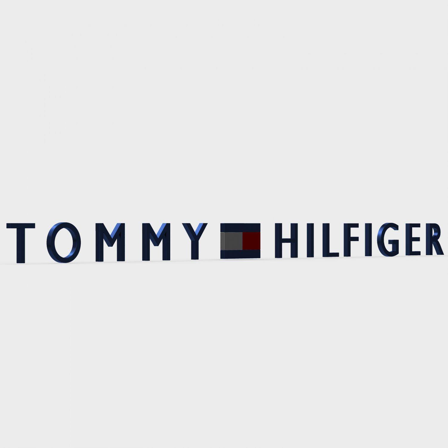 Tommy Hilfiger Logo - Tommy hilfiger logo 3D Model in Clothing 3DExport