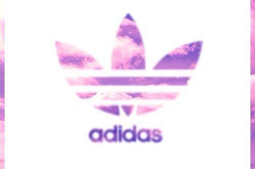 Adidas Purple Logo - adidas shared by YUI on We Heart It