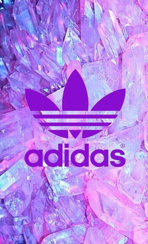 Adidas Purple Logo - Image about wallpaper in adidas by sushi on We Heart It