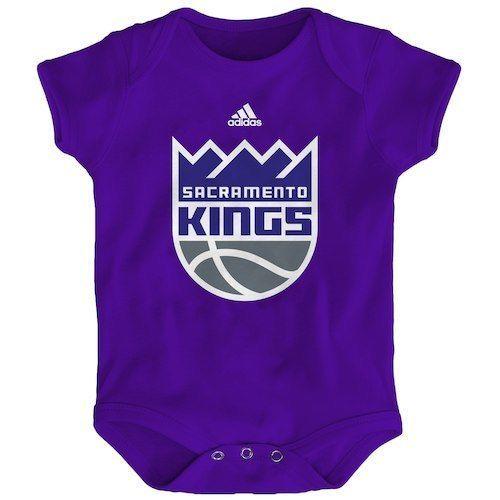 Adidas Purple Logo - Adidas Sacramento Kings Newborn Purple Logo Bodysuit 0 3 MO