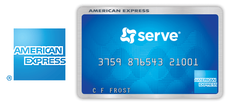Small American Express Logo - AMEX Serve will only Accept American Express Credit Cards for Online ...