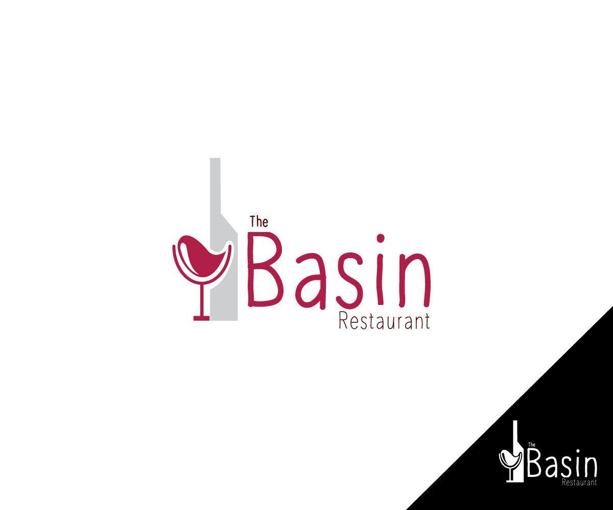 The Basin Logo - Bold, Serious, American Restaurant Logo Design for The Basin