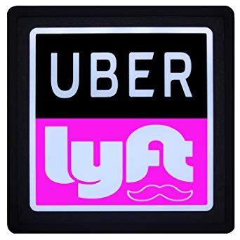 New Printable Uber Lyft Logo - Uber Lyft LED Light Sign Logo Sticker Decal Glow