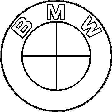 Bmw Car Logo coloring page