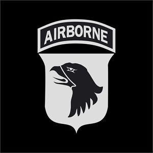 Military Car Logo - US Army 101st Airborne Logo Military Vinyl Decal Sticker Window Wall ...
